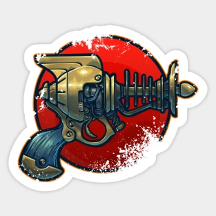 Martian Marshal Raygun Sticker